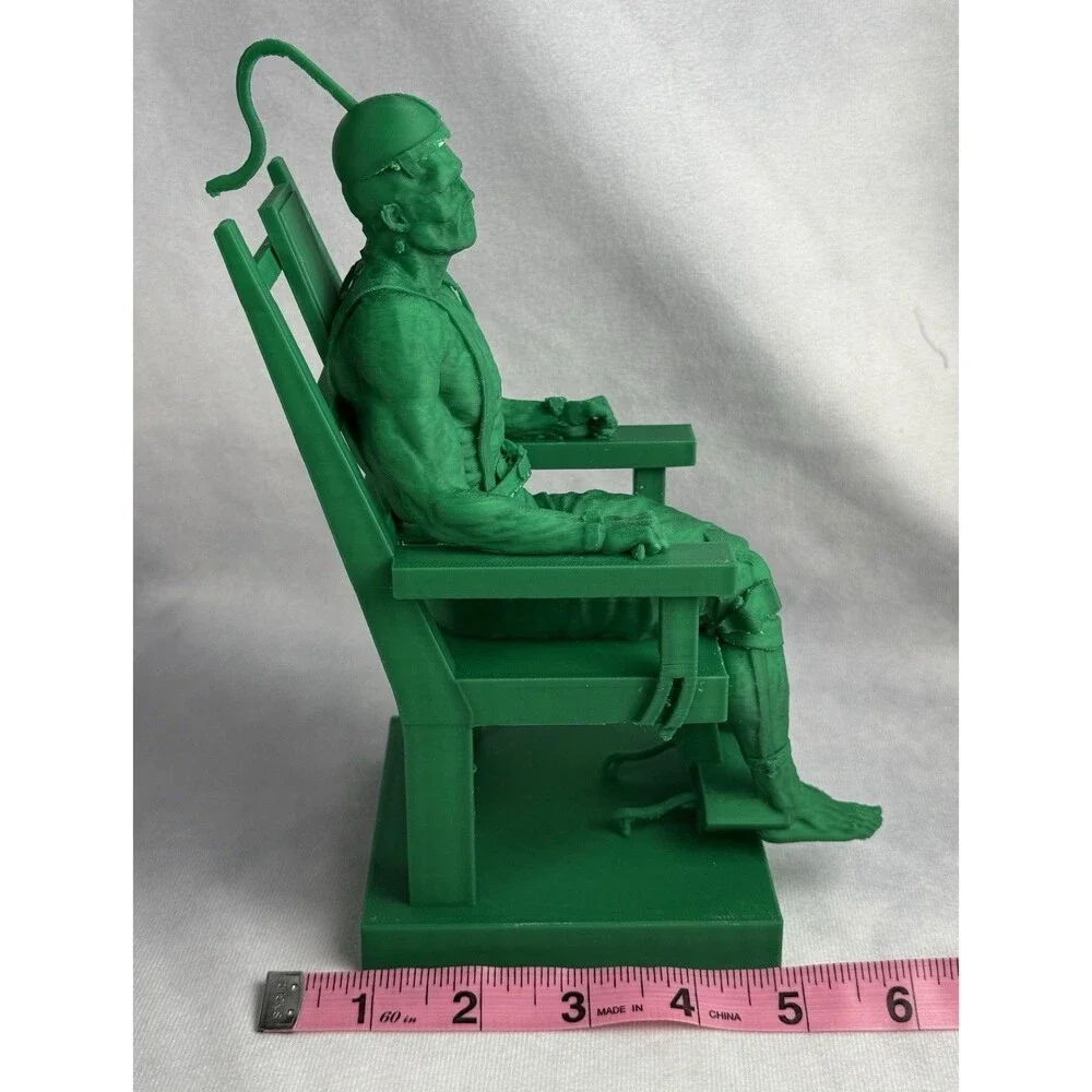 Frankenstein In Electric Chair Figure Frankenstein Green